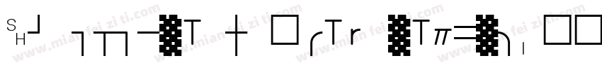 AquilineTwo 中(TrueType)字体转换
